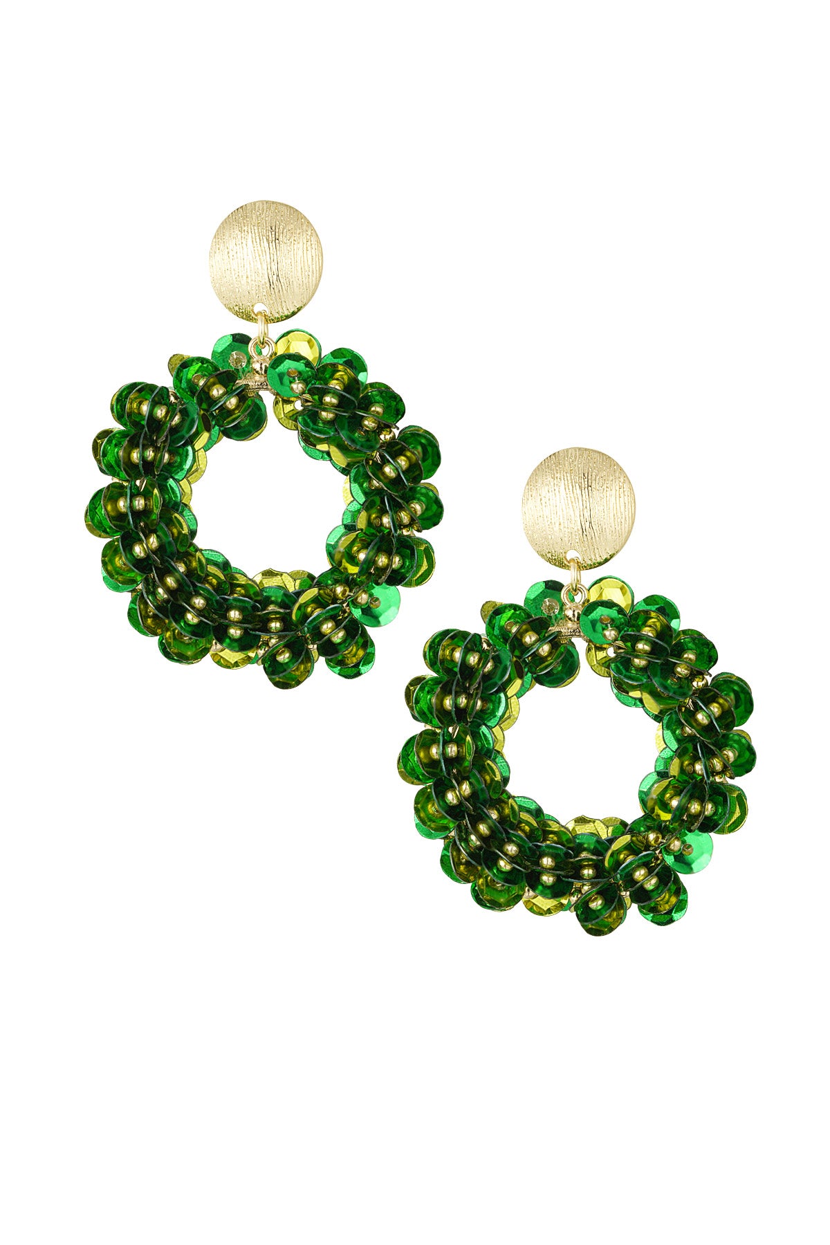 sequin spark earrings