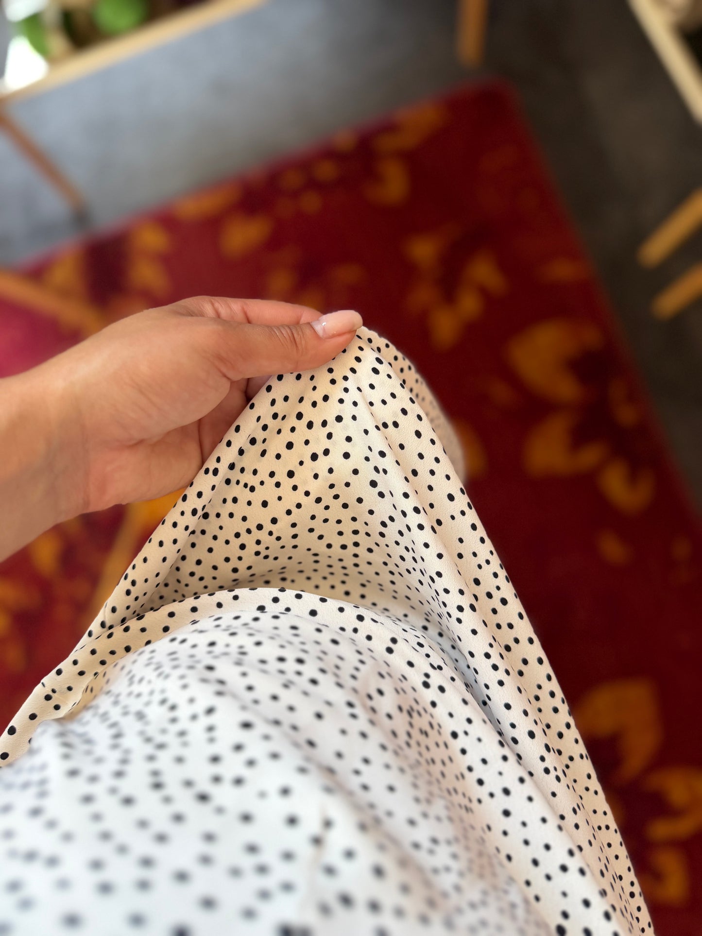 512-14 Zara stippen rok nieuw maat M