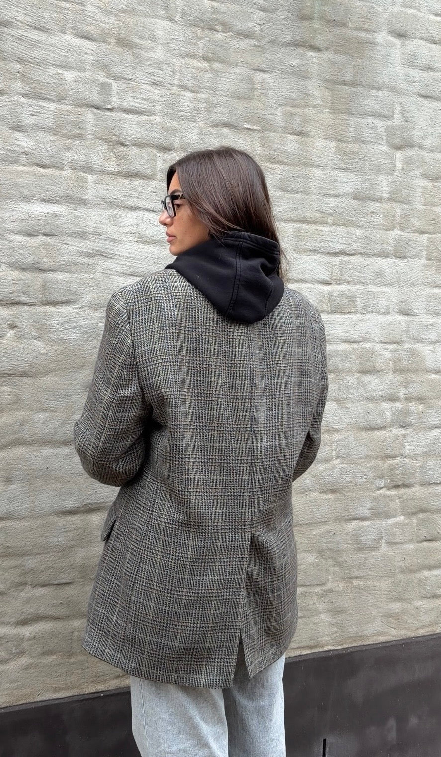 patrick james | 100% pure wool blazer | size L