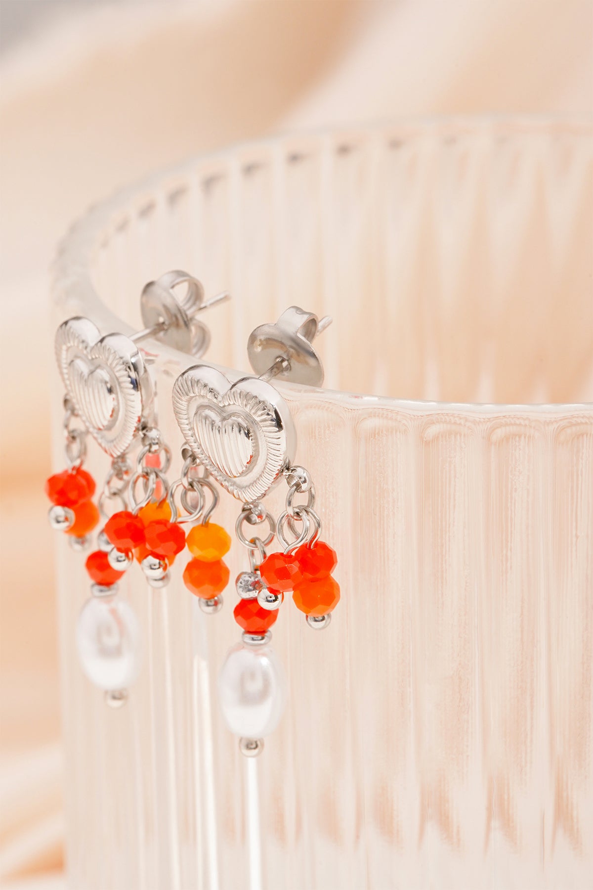 love rain earrings