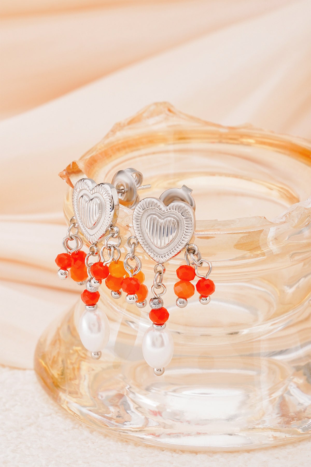 love rain earrings