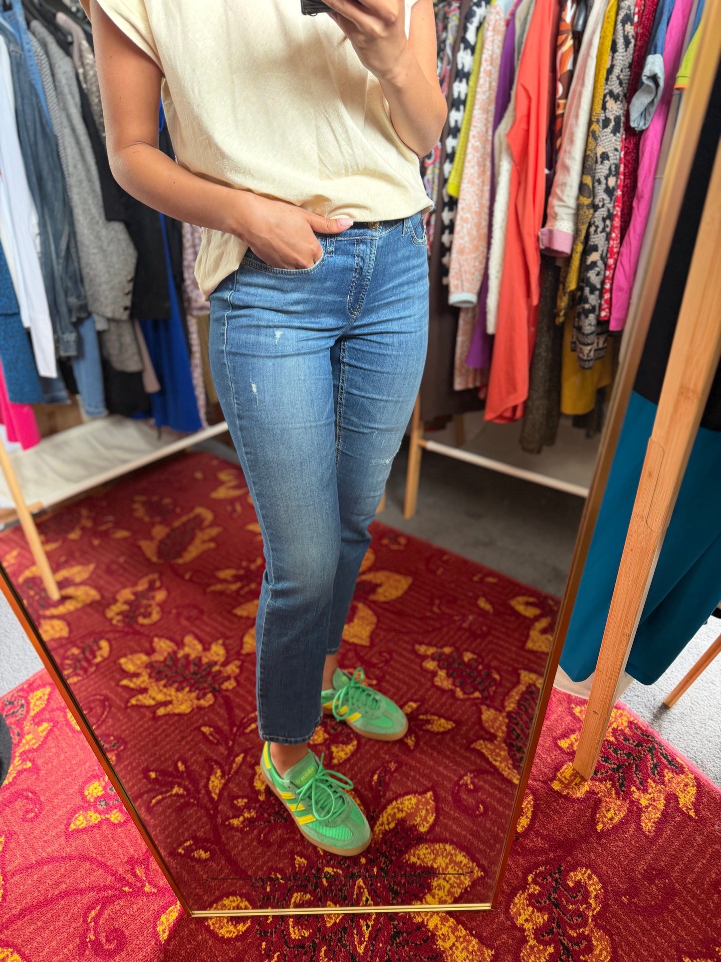 427-1 Cambio denim jeans maat 38