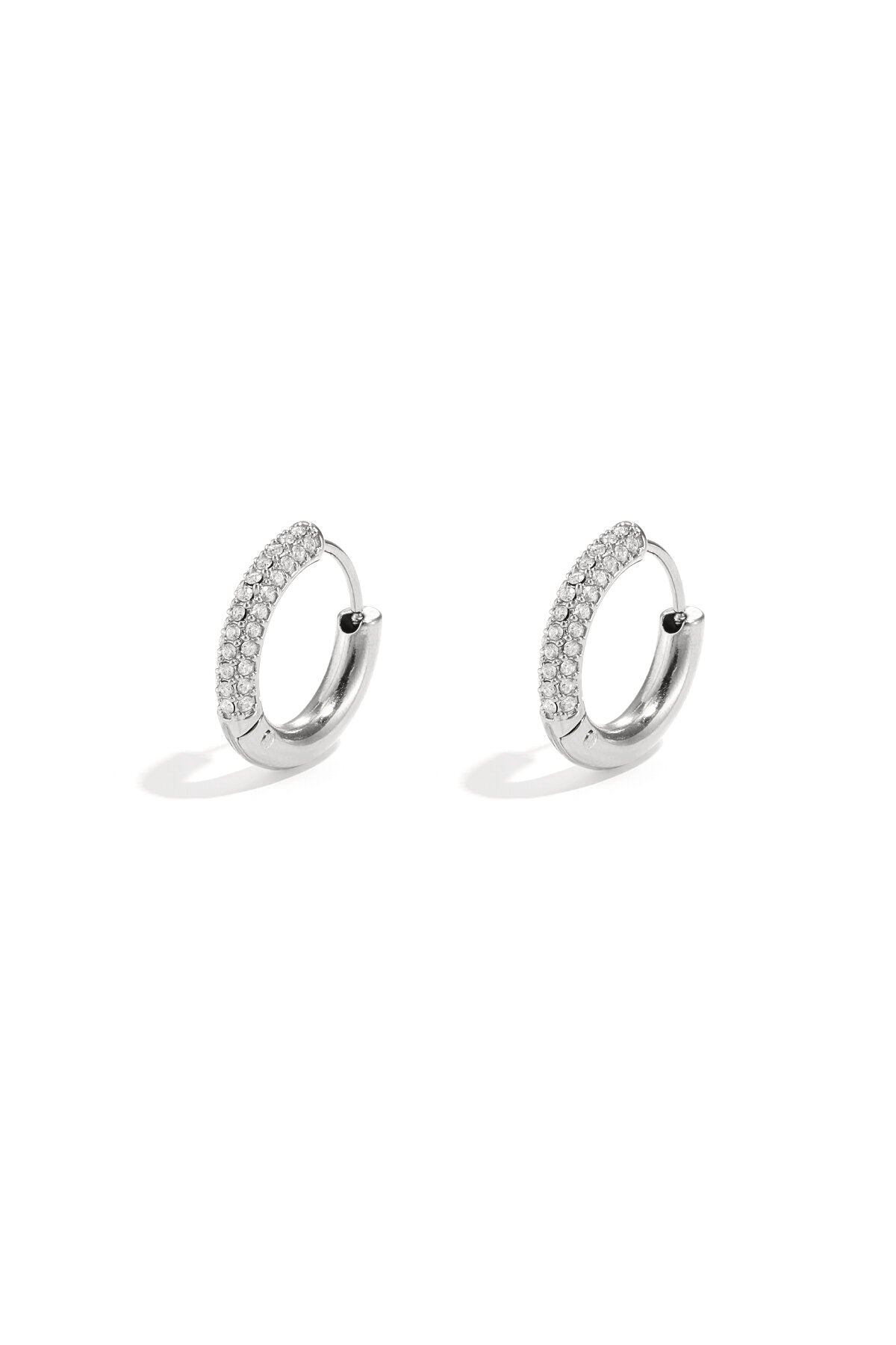 Stainless Steel Hoop Earrings Circle Simple Daily Simple Series Women's jewelry