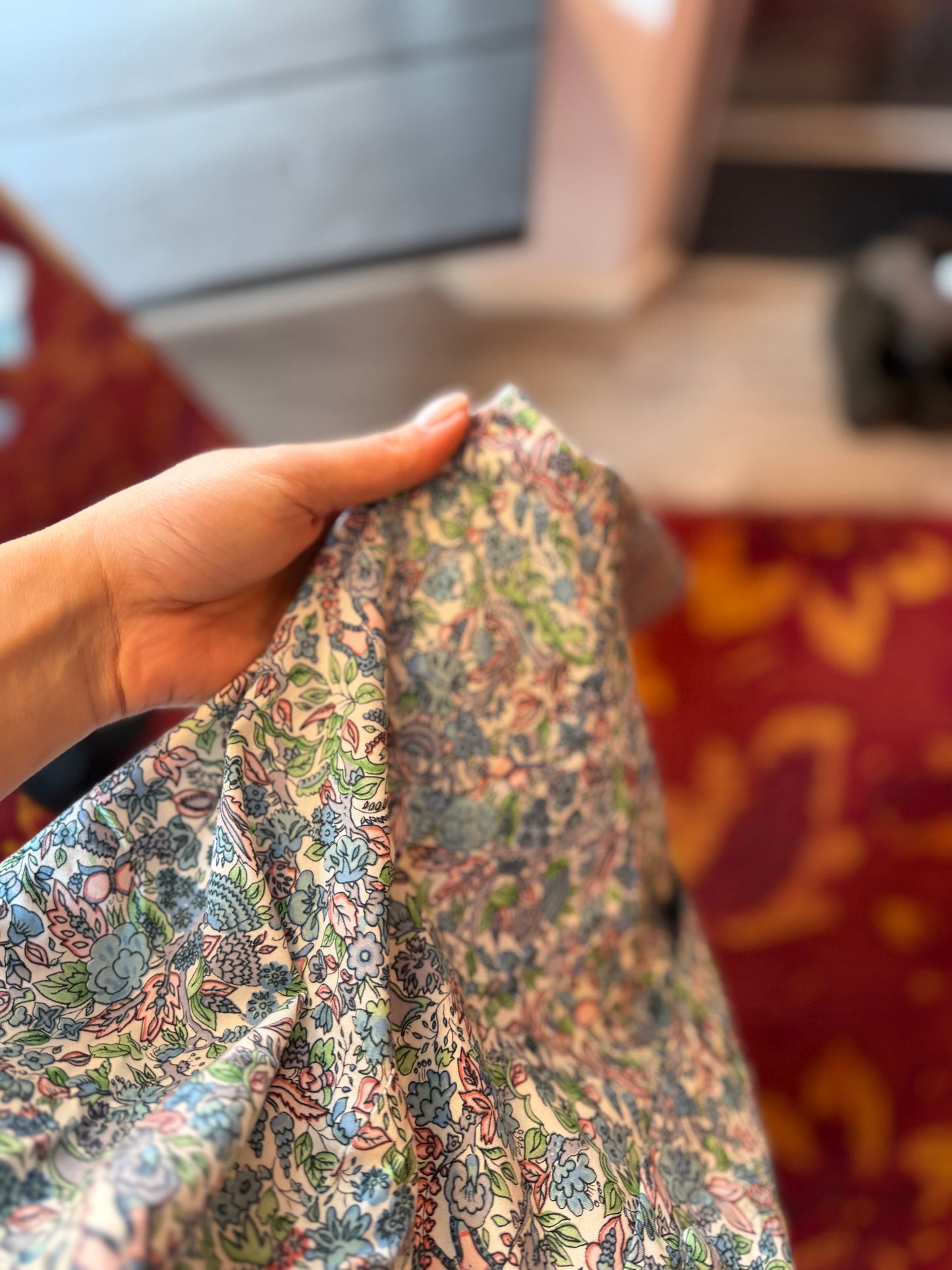 269-241 Bloemen jurk maat S