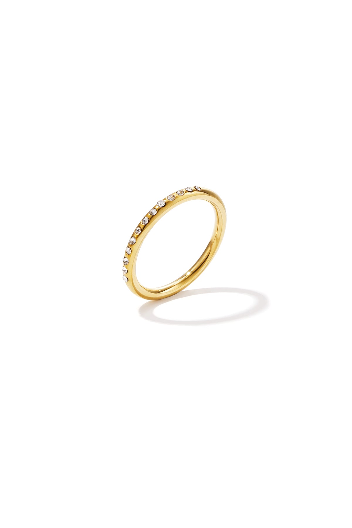 Minimalist ring with stones